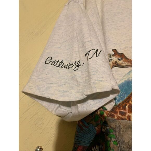 Animal Tee X Vintage Live and Let Live Wildlife Animals Earth shirt Habitat XCIl - Picture 13 of 15